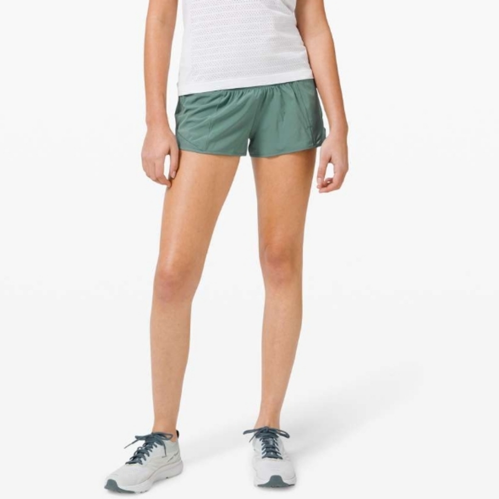 Lululemon Hotty Hot Shorts 6 Tidewater Teal 2.5" - Picture 10 of 11